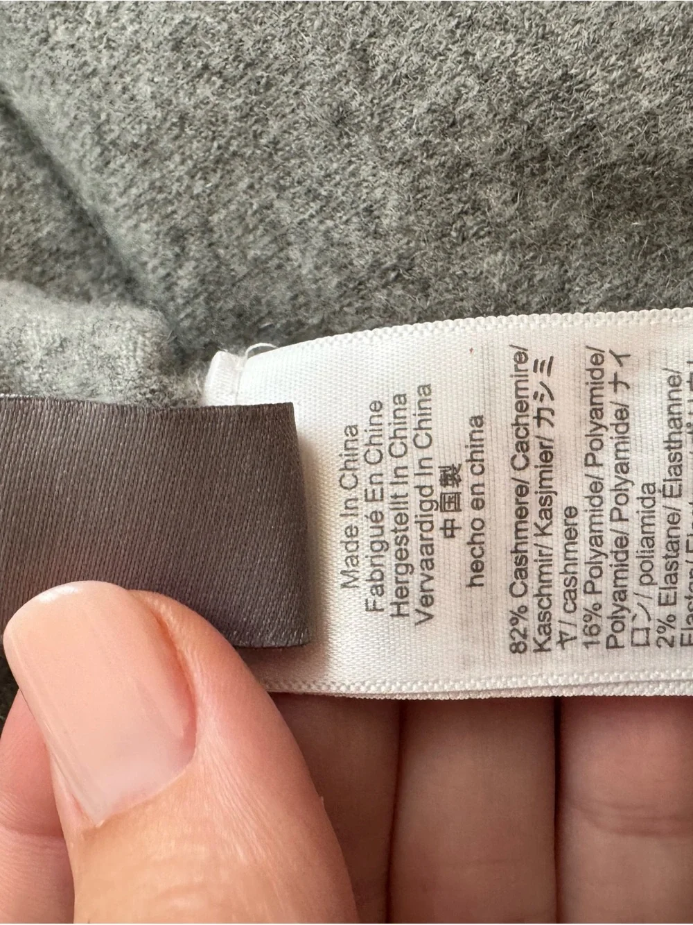 J. Crew Gray Cashmere Knit Bike Shorts